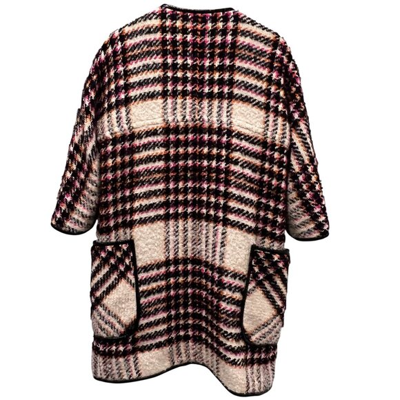 Coach Bonnie Cashin Archive Plaid Boucle Tweed Coat, XS - Picture 10 of 11